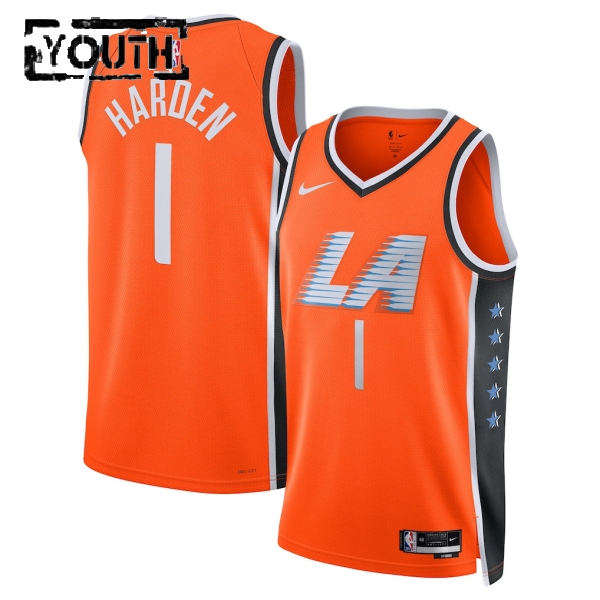 Los Angeles Clippers Trikot James Harden Nike 2025-26 City Edition Orange Swingman - Kinder Los Angeles Clippers Trikot James Harden Nike 2025-26 City Edition Orange Swingman - Kinder